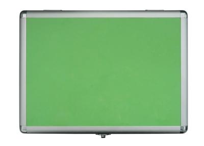 China Durable Table Tennis Racket Case Green Top Silver Edge Aluminum For Bats / Balls for sale