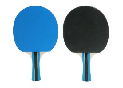 China Fashion Color Reverse Rubber Color Handle Ping Pong Paddles For Attack Play for sale