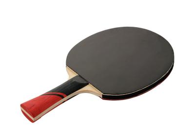 China 3 Star 7 Layers Blade Solid Wood Reverse Ping Pong Bat Rubber / Sponge More Power for sale