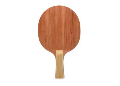 China Rose Purewood 7 Layers Table Tennis Blade Long Handle Easy Control / Loop For Play for sale