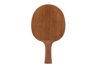 China 7 Layers Teakwood Ayous Table Tennis Plate Long Handle Good Elasticity Soft Touch for sale