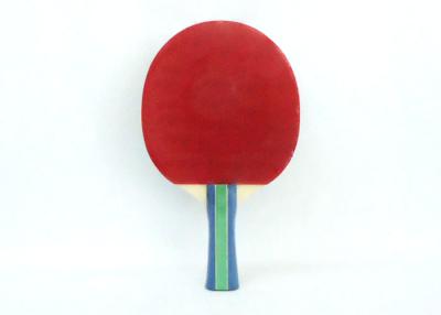 China Good Ping Pong Racket Reverse Rubber , Best Table Tennis Bat For Beginners for sale
