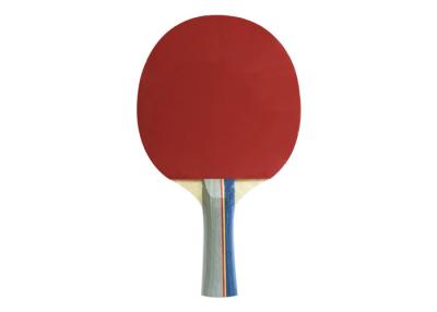 中国 遊ぶためにハンドルの卓球ラケット二重逆を楽しみのためのスポンジとゴム製着色して下さい 販売のため