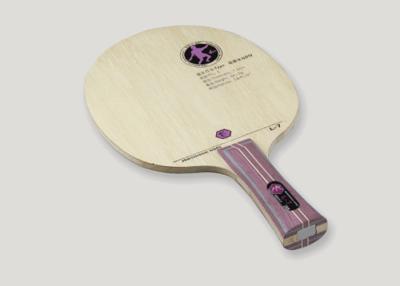 China 5 a lâmina do tênis de mesa da madeira compensada L-7/pong de madeira do sibilo rema com poder forte do ataque à venda