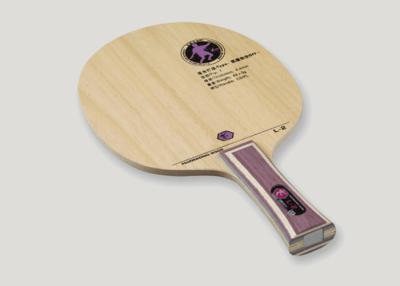 China Bastões feitos sob encomenda do tênis de mesa da madeira compensada do toque macio 7, pás profissionais de Pong do sibilo à venda