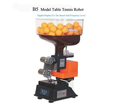China Small Table Tennis Robot Digital Display For Beginner And Children 50Hz for sale