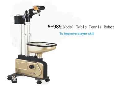 China Two Points Mode Auto Table Tennis Machine For School And Club Training for sale