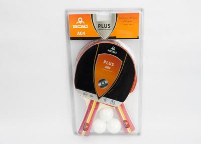 Chine Le Tableau de ping-pong de poignée de couleur rouge a placé 2 battes et 3 boules d'ABS pour la formation à vendre