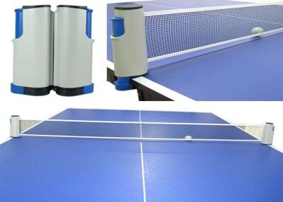 China Retractable Portable Table Tennis Net And Post Size 175*19cm Logo Printed Te koop
