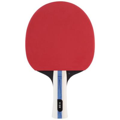 China Allround One Star Ping Pong Paddle Blue Natural Handle / Table Tennis Bats for sale