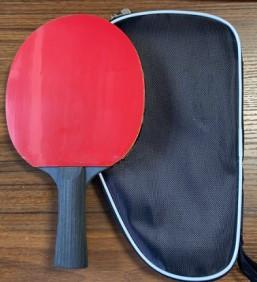 Chine Poignée inverse de 9 de couche de noir de contreplaqué raquettes de ping-pong à vendre