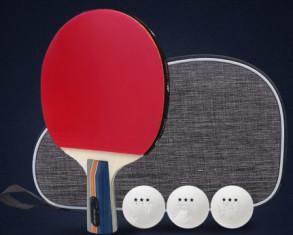 China Estafas de tenis de mesa reversas de madera de la manija de la naturaleza de 5 capas en venta