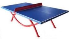 China Official Resin Tennis Table With Standard Double Rainbow Frame for sale