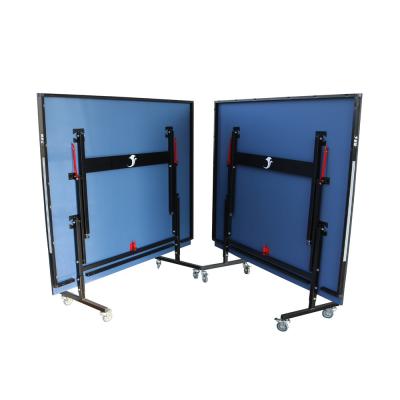 China V - Six Steel Outdoor Table Tennis Table Blue Color EN14468-1 Te koop