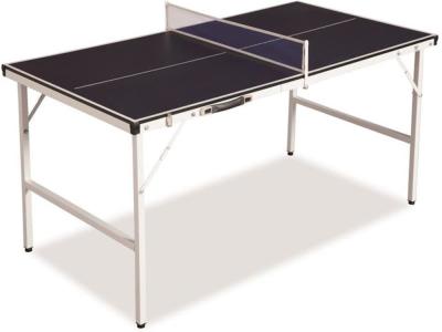China Midsize Outdoor Table Tennis Table Easy Folding With Painting And Net Caster for sale
