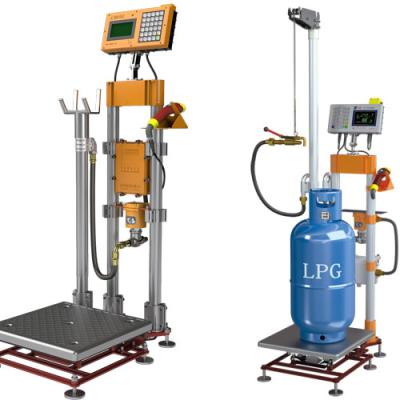 Chine Machine de remplissage de verrouillage intelligente de cylindre de LPG 120Kg à vendre