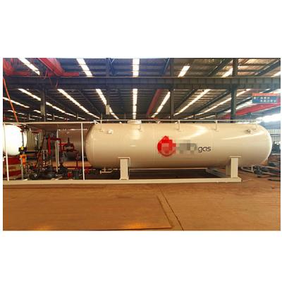 China 20m3 LPG Skid Station 10T Nigeria Cooking Gas Cylinder Filling Station for sale