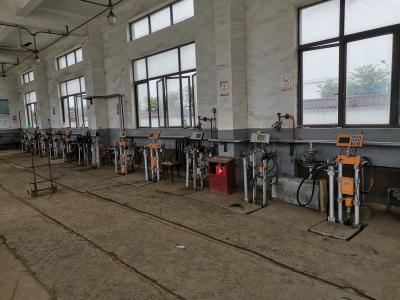 China Máquina de enchimento sem fio do cilindro de gás do LPG com exploração do código de barras à venda