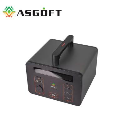 China Asgoft New Energy Power Station Solar Generator 200w 300w With Foldable Solar Panel for sale