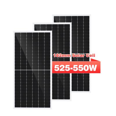 China Transparent 450w 500w 540w Mono Bifacial Solar Panel System For Home for sale