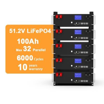 China 51.2v 100ah Lifepo4 5kw 10kw 20kw Renewable Energy Lifepo4 Lithium Battery Pack for sale