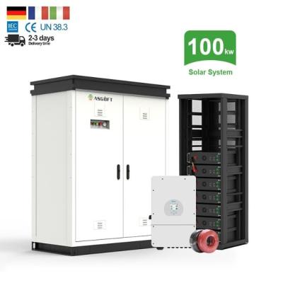 China 50kw 100kwh Lithium Battery ESS Integrated Solar Power Cabinet Energy Storage for sale