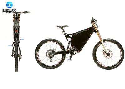 China Black / White Motorized MTB Specialized Electric Mountain Bike 3000w For Ladies / Mens for sale