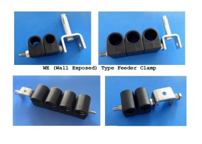 China 1/4in 50 Ohm Coax Cable Assemblies Prevent Sliding Feeder Clamp for sale