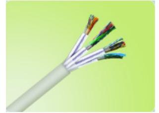 China Al Foil Shielded Cable Pair cable protegido y sin blindaje de 9.9m m en venta