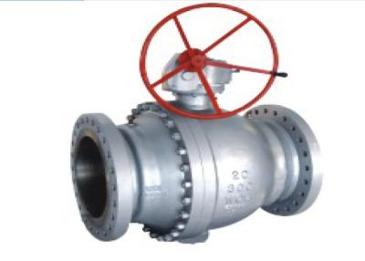 China Wear Resistant Trunnion Type Ball Valve , Turbine A216 WCB Ball Valve for sale