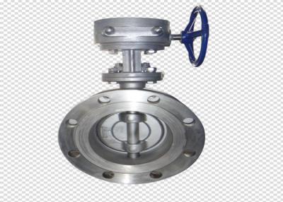 China Triple Eccentric Flanged Butterfly Valve CF8 Stainless Steel Hard Seal for sale
