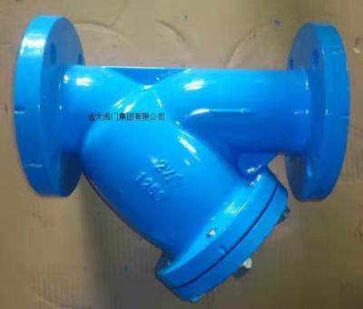 China DIN Flange Y Strainer Valve 1.0/1.6 Mpa Cast Iron DN15 To DN400 for sale