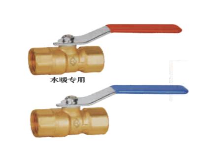 China PTFE Brass 1 Inch Floating Ball Valve Threaded Connection 1.0/1.6 Mpa Pressure for sale