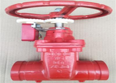 China Handwheel Gate Fire Protection Valves 1.6 Mpa Card Slot Non Rising for sale