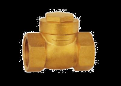China Threaded Type Check Brass Water Valve Anti Oxidation DN15 To DN50 for sale