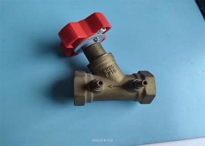 China Válvula de equilibrio bloqueable de cobre amarillo roscada del agua para el aire acondicionado Colse normal en venta