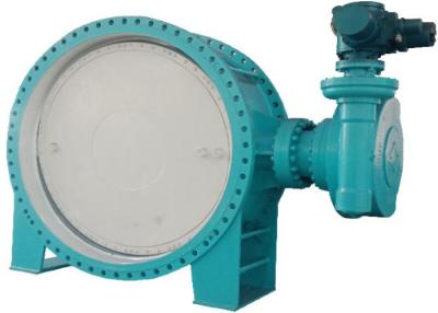 China Double Eccentric Flanged Butterfly Valve Electric Ductile Iron Power 1.0mpa for sale