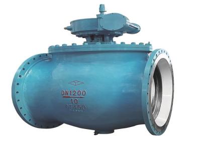 China Ductile Iron Flange Floating Ball Valve Eccentric Hemispherical Lightweight for sale