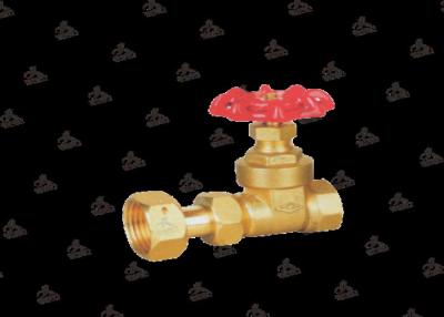 China Rustproof Brass Water Valve Threaded Connection Lightweight 1.6 Mpa for sale