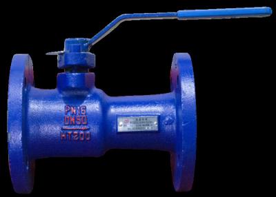 China Cast Iron Rustproof Floating Ball Valve Anticorrosive 1.6 Mpa High Temperature for sale