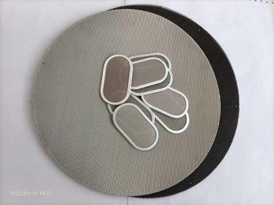 China Tela dada forma oval Mesh Give Melts Ideal Filtration da extrusora do retângulo à venda