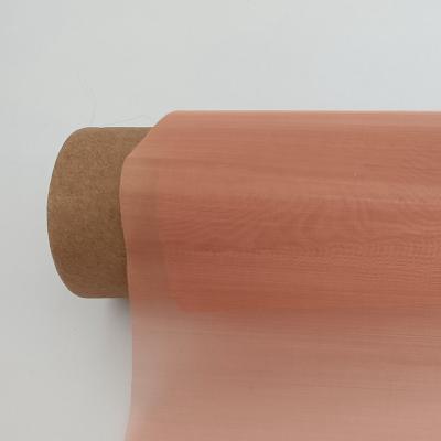 中国 平織り200網0.05mmの赤い銅のガーゼの網の銅の昆虫スクリーンの網 販売のため