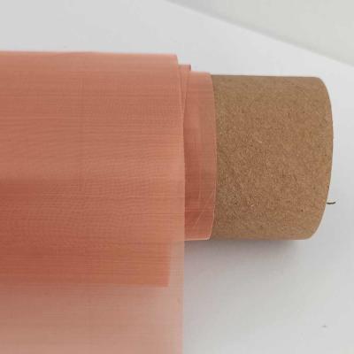 China 300 Mesh EMI RF Shielding Pure Copper Wire Mesh Fabric 0.05mm for sale