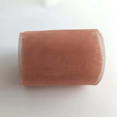 China Faraday Cage Red Copper Wire Mesh for sale