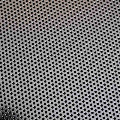 China SS304 Perforated Wire Mesh Perforated Stainless Steel Mesh Abrasion Resistance for sale