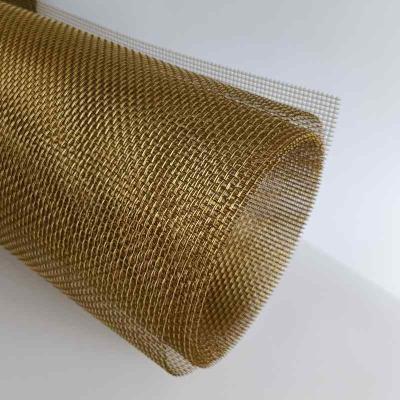 China IS0 1M Copper Wire Mesh Brass Metal Mesh For Separation Sifting Pellet for sale