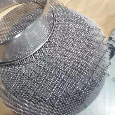 China Precision Mining Sieves Stainless 30cm 25cm Ss Sieve Mesh Alkali Resistance for sale