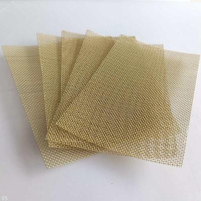 China Woven 0.03mm Brass Wire Mesh Screen Abrasion And Corrosion Resistance à venda