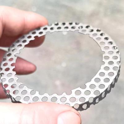 China Round Hole Custom Size Etching Metal Sheet Stainless Steel Filter Mesh 80-1000um à venda