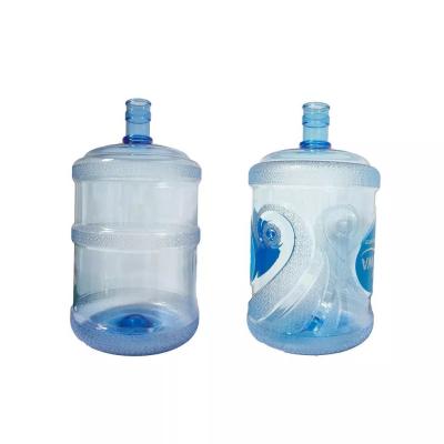 China PC Material 5 Gallon Water Bottle Round Body Reusable For Water Dispenser en venta